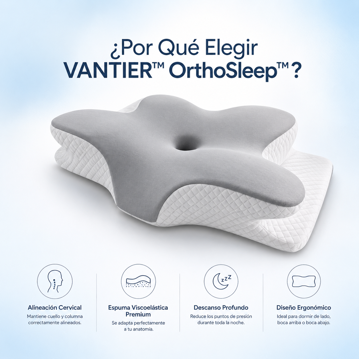 VANTIER™ OrthoSleep | Despierta Renovado Cada Mañana 🌙